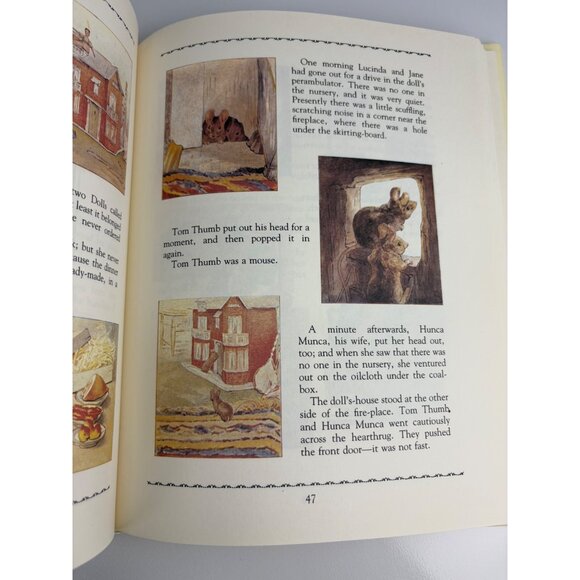 Tales Of Peter Rabbit & His Friends Hardcover Beatrix Potter 1984 Chatham VTG - Picture 13 of 14